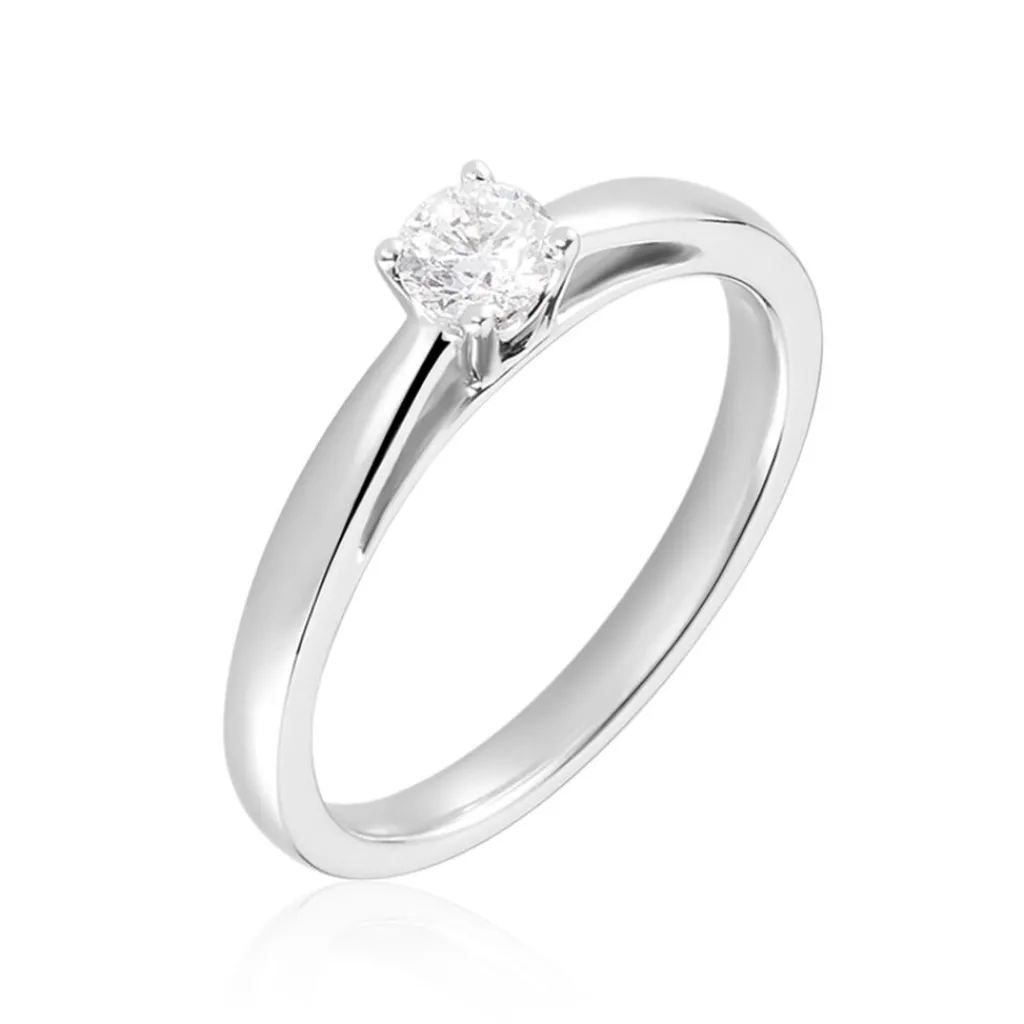 Histoire d'Or Bague Solitaire Iris or blanc diamant Online