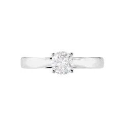 Histoire d'Or Bague Solitaire Iris or blanc diamant Online