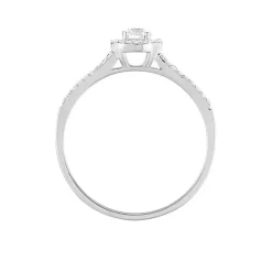 Histoire d'Or Bague Solitaire Karen Or Blanc Diamant Best