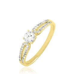 Histoire d'Or Bague Solitaire Katalina or jaune diamant Online