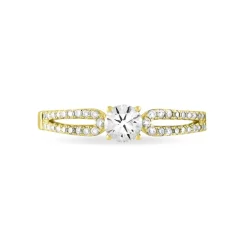 Histoire d'Or Bague Solitaire Katalina or jaune diamant Online