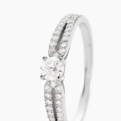 Histoire d'Or Bague Solitaire Katalina or blanc diamant Hot