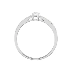 Histoire d'Or Bague Solitaire Katalina or blanc diamant Hot