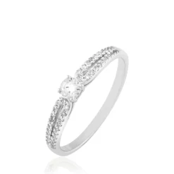 Histoire d'Or Bague Solitaire Katalina or blanc diamant Clearance