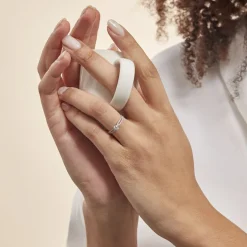 Histoire d'Or Bague Solitaire Katalina or blanc diamant Hot