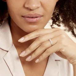 Histoire d'Or Bague Solitaire Katalina or blanc diamant