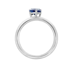 Histoire d'Or Bague Solitaire Kelvyn Argent Blanc Oxyde De Zirconium argent blanc oxyde bleu Clearance
