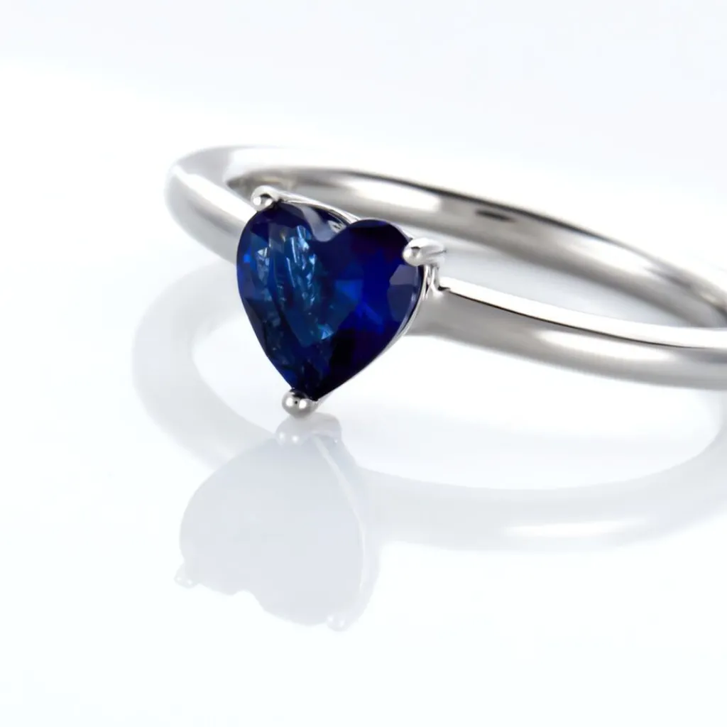 Histoire d'Or Bague Solitaire Kelvyn Argent Blanc Oxyde De Zirconium argent blanc oxyde bleu Clearance