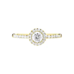 Histoire d'Or Bague Solitaire Lena Or Jaune Diamant Clearance