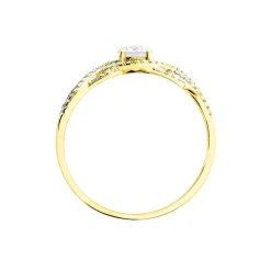 Histoire d'Or Bague Solitaire Liora Or Jaune Diamant Outlet