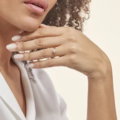 Histoire d'Or Bague Solitaire Lysia or jaune diamant Best