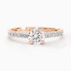 Histoire d'Or Bague Solitaire Manon De Zirconium or rose oxyde Discount