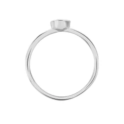 Histoire d'Or Bague Solitaire Mathylda Argent Blanc Oxyde De Zirconium Sale