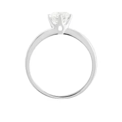 Histoire d'Or Bague Solitaire Natalia Or Blanc Diamant Synthetique or blanc diamant synthétique blanc Discount