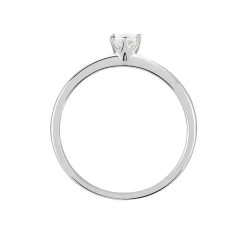 Histoire d'Or Bague Solitaire Natalia or blanc diamant Outlet