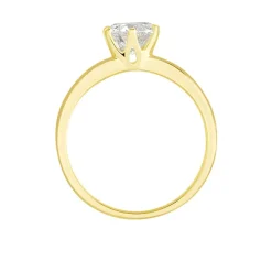 Histoire d'Or Bague Solitaire Natalia Or Jaune Diamant Synthetique or jaune diamant synthétique blanc Hot