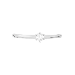 Histoire d'Or Bague Solitaire Natalia or blanc diamant Best