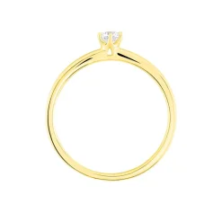 Histoire d'Or Bague Solitaire Natalia or jaune diamant Discount