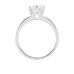 Histoire d'Or Bague Solitaire Natalia Or Blanc Diamant Synthetique Sale