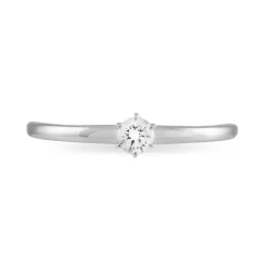 Histoire d'Or Bague Solitaire Natalia Or Blanc Diamant Sale