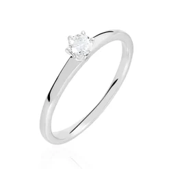 Histoire d'Or Bague Solitaire Natalia or blanc diamant Sale