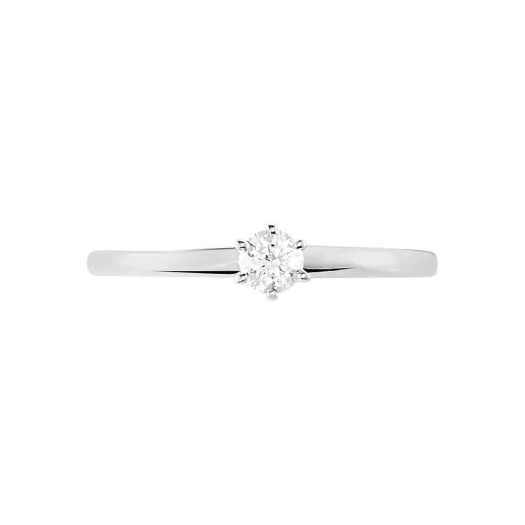 Histoire d'Or Bague Solitaire Natalia or blanc diamant Sale
