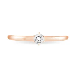 Histoire d'Or Bague Solitaire Natalia Or Rose Diamant Sale
