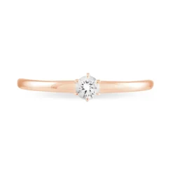 Histoire d'Or Bague Solitaire Natalia Or Rose Diamant