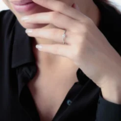 Histoire d'Or Bague Solitaire Natalia Or Rose Diamant