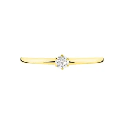Histoire d'Or Bague Solitaire Natalia or jaune diamant Discount