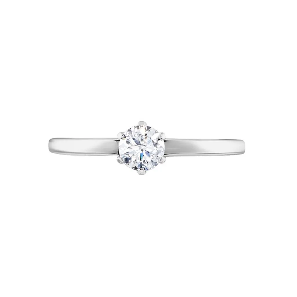 Histoire d'Or Bague Solitaire Natalia Pl Platine Blanc Diamant Online