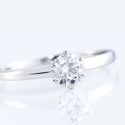 Histoire d'Or Bague Solitaire Natalia Pl Platine Blanc Diamant Outlet