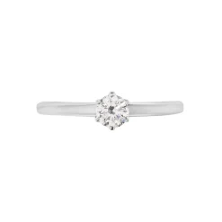 Histoire d'Or Bague Solitaire Natalia Pl Platine Blanc Diamant
