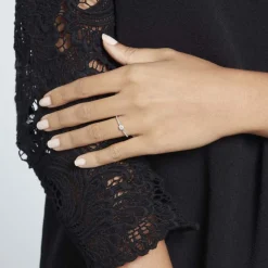 Histoire d'Or Bague Solitaire Nina Or Blanc Diamant Online