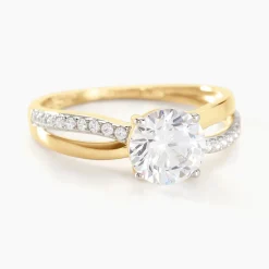 Histoire d'Or Bague Solitaire Ofelie De Zirconium or jaune oxyde Discount