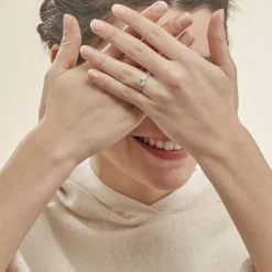 Histoire d'Or Bague Solitaire Ofelie De Zirconium or jaune oxyde Discount