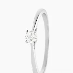 Histoire d'Or Bague Solitaire Or Blanc Aphrodite Diamant Hot
