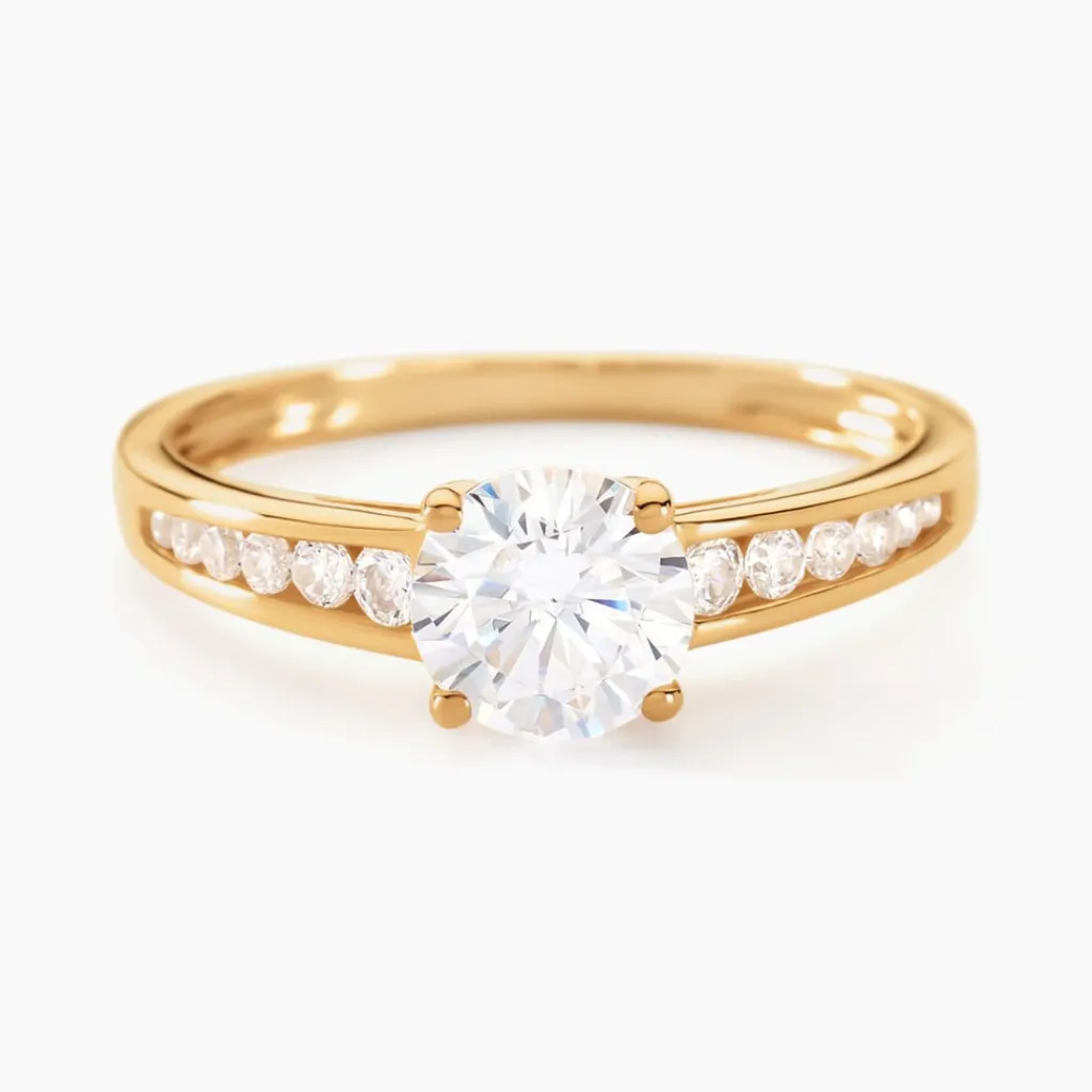 Histoire d'Or Bague Solitaire Or Jaune Oxyde De Zirconium Discount