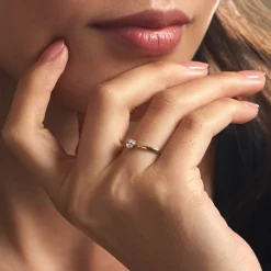 Histoire d'Or Bague Solitaire Or Jaune Eclat D'etoile Oxyde De Zirconium or jaune oxyde Clearance