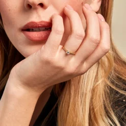 Histoire d'Or Bague Solitaire Or Jaune Fiona Diamant Synthetique or jaune diamant synthétique Sale