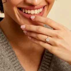 Histoire d'Or Bague Solitaire Or Jaune Beline Oxyde De Zirconium or jaune oxyde New