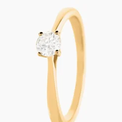Histoire d'Or Bague Solitaire Or Jaune Aphrodite Diamant or jaune diamant blanc Sale