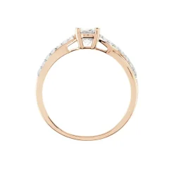 Histoire d'Or Bague Solitaire Or Rose Lisbet Morganite Best