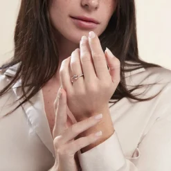 Histoire d'Or Bague Solitaire Or Rose Lisbet Morganite Best