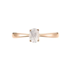 Histoire d'Or Bague Solitaire Or Rose Lexine Morganite Clearance