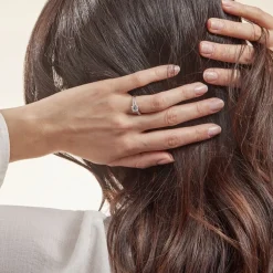 Histoire d'Or Bague Solitaire Poseidon Argent Blanc Oxyde De Zirconium Discount