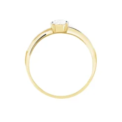 Histoire d'Or Bague Solitaire Raska Or Jaune Oxyde De Zirconium Sale