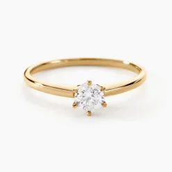 Histoire d'Or Bague Solitaire Samantha Or Jaune Diamant Discount