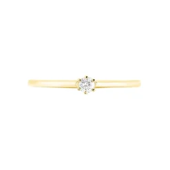 Histoire d'Or Bague Solitaire Samantha Or Jaune Diamant Discount