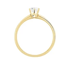 Histoire d'Or Bague Solitaire Samantha Or Jaune Diamant Hot
